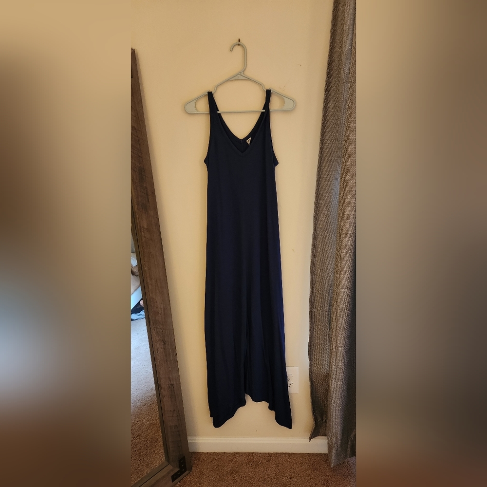 Old navy maxi dress navy blue